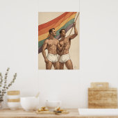 Vintage schwule Pride Poster (Küche)