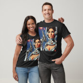 Vintage-Sci-Fi-Astronautin T-Shirt (Unisex)