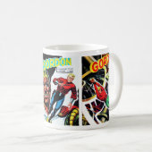 Vintage Sci-Fi-Comic-Bücher Kaffeetasse (VorderseiteRechts)