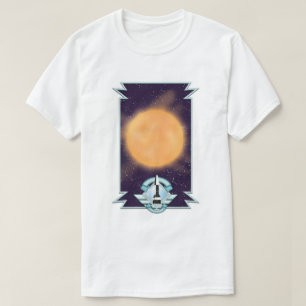 Vintage Sci-Fi-Logo im Stil der 1950er Jahre T-Shirt