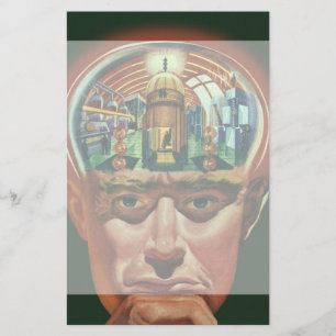 Vintage Science Fiction, Alien Brain im Labor