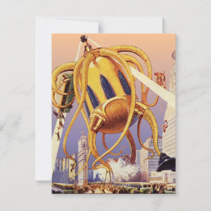 Vintage-Science-Fiction-Alien-Invasion-Krake