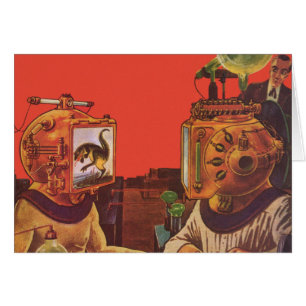Vintage Science Fiction, Alien Steam Punk Helme