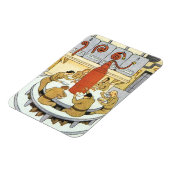 Vintage Science Fiction, Arbeitswissenschaftler es Magnet (Linke Seite)