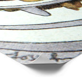 Vintage Science Fiction, Arbeitswissenschaftler es Poster (Ecke)