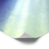 Vintage Science Fiction Astronaut auf einem Weltra Poster (Ecke)