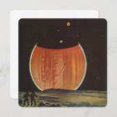 Vintage Science Fiction, Astronauten auf Ganymede (Vorne/Hinten)