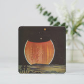 Vintage Science Fiction, Astronauten auf Ganymede (Stehend Vorderseite)