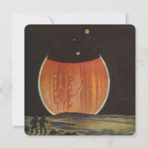 Vintage Science Fiction, Astronauten auf Ganymede