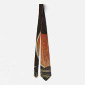 Vintage Science Fiction, Astronauten auf Ganymede Krawatte (Rückseite)