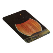 Vintage Science Fiction, Astronauten auf Ganymede Magnet (Rechte Seite)