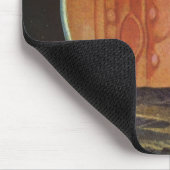 Vintage Science Fiction, Astronauten auf Ganymede Mousepad (Ecke)