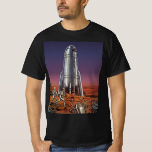 Vintage Science-Fiction, Astronauten Käfer Aliens T-Shirt