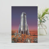 Vintage Science Fiction, Astronauten Käfer Außerir (Stehend Vorderseite)