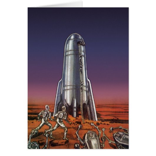 Vintage Science Fiction, Astronauten Käfer Außerir (Vorne)