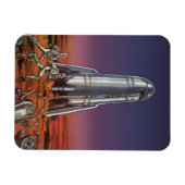 Vintage Science Fiction, Astronauten Käfer Außerir Magnet (Horizontal)
