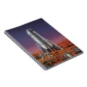 Vintage Science Fiction, Astronauten Käfer Außerir Notizblock (Rechte Seite)