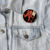 Vintage Science Fiction, Astronautenmondlandung Button (Beispiel)