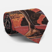 Vintage Science Fiction Astronautin Shake Hand Ali Krawatte (Gerollt)