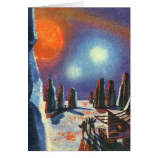 Vintage Science Fiction Auslandsplanung mit Außeri (Vorne)