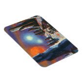 Vintage Science Fiction Auslandsplanung mit Außeri Magnet (Rechte Seite)