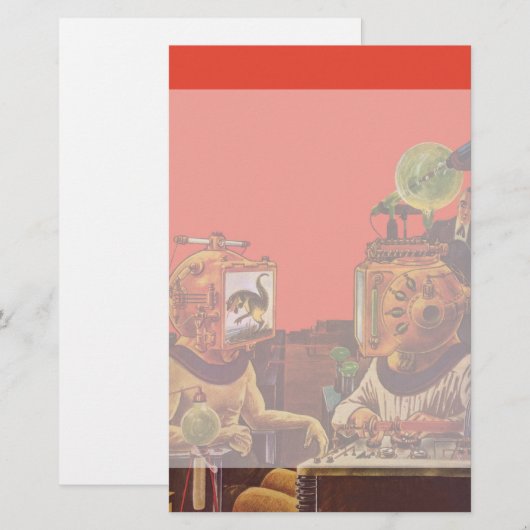 Vintage Science Fiction, Briefpapier (Vorne/Hinten)