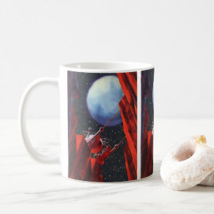Vintage Science-Fiction, Canyon-Space-Mondrover Kaffeetasse