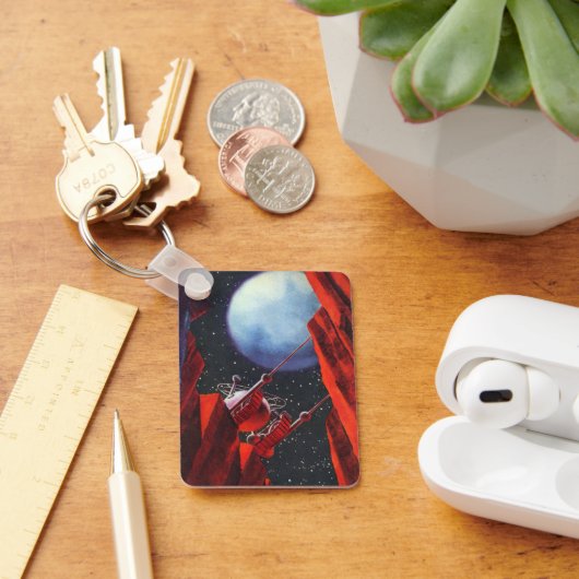 Vintage Science Fiction, Canyon Space Moon Rover Schlüsselanhänger (Schreibtisch)