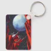 Vintage Science Fiction, Canyon Space Moon Rover Schlüsselanhänger (Rückseite)