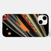 Vintage Science Fiction Case-Mate iPhone Hülle (Rückseite (Horizontal))