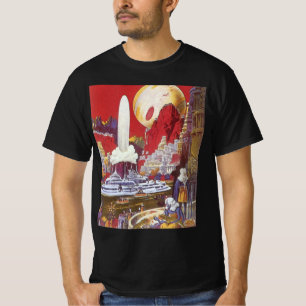 Vintage Science Fiction, die verlorene Stadt Atlan T-Shirt