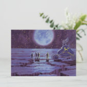 Vintage Science Fiction Erde Rover Außerirdischen  (Stehend Vorderseite)