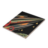 Vintage Science Fiction Fliese (Seite)