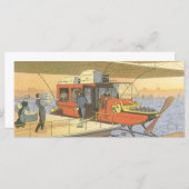 Vintage Science Fiction Flugzeug Hubschrauber Limo (Vorne/Hinten)