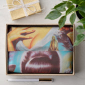 Vintage Science-Fiction-Frau Seidenpapier (Geschenk)