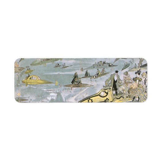 Vintage Science Fiction Futuristische Autos, Taxis (Vorne)