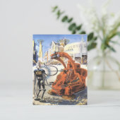 Vintage Science Fiction Futuristische Stadt Alien  (Stehend Vorderseite)