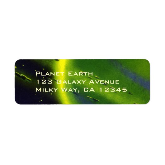 Vintage Science Fiction Grüner Planet w Raumschiff (Vorne)