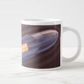 Vintage Science Fiction Jumbo-Tasse (Rechts)