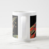 Vintage Science Fiction Jumbo-Tasse (Rückseite)