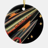 Vintage Science Fiction Keramik Ornament (Vorne)