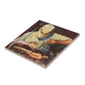 Vintage Science Fiction, Labormastwissenschaftler Fliese (Seite)