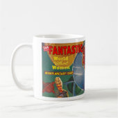 VINTAGE SCIENCE FICTION MAGAZINE COLLAGE KAFFEETASSE (Links)