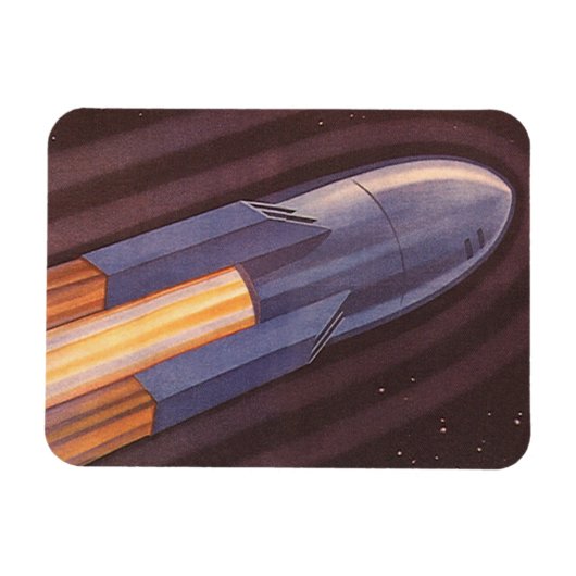 Vintage Science Fiction Magnet (Horizontal)