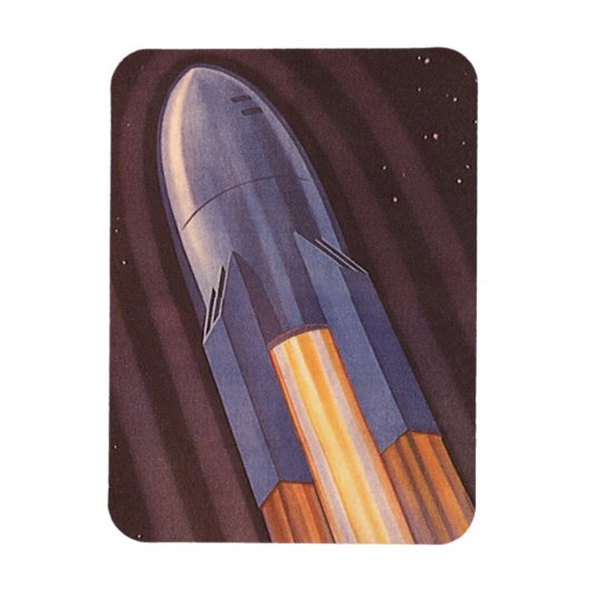 Vintage Science Fiction Magnet (Vertikal)