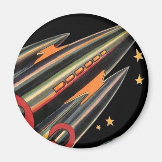 Vintage Science Fiction Magnet (Vorne)