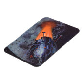 Vintage Science Fiction, Mondrakete abstrahlen Magnet (Linke Seite)