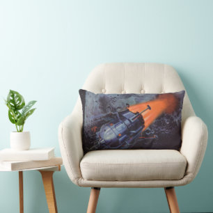 Vintage Science-Fiction, Mondrakete startet Lendenkissen