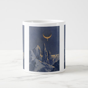 Vintage Science Fiction, Mondschneeplanet Jumbo-Tasse