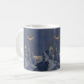 Vintage Science Fiction, Mondschneeplanet Kaffeetasse (Vorderseite Links)